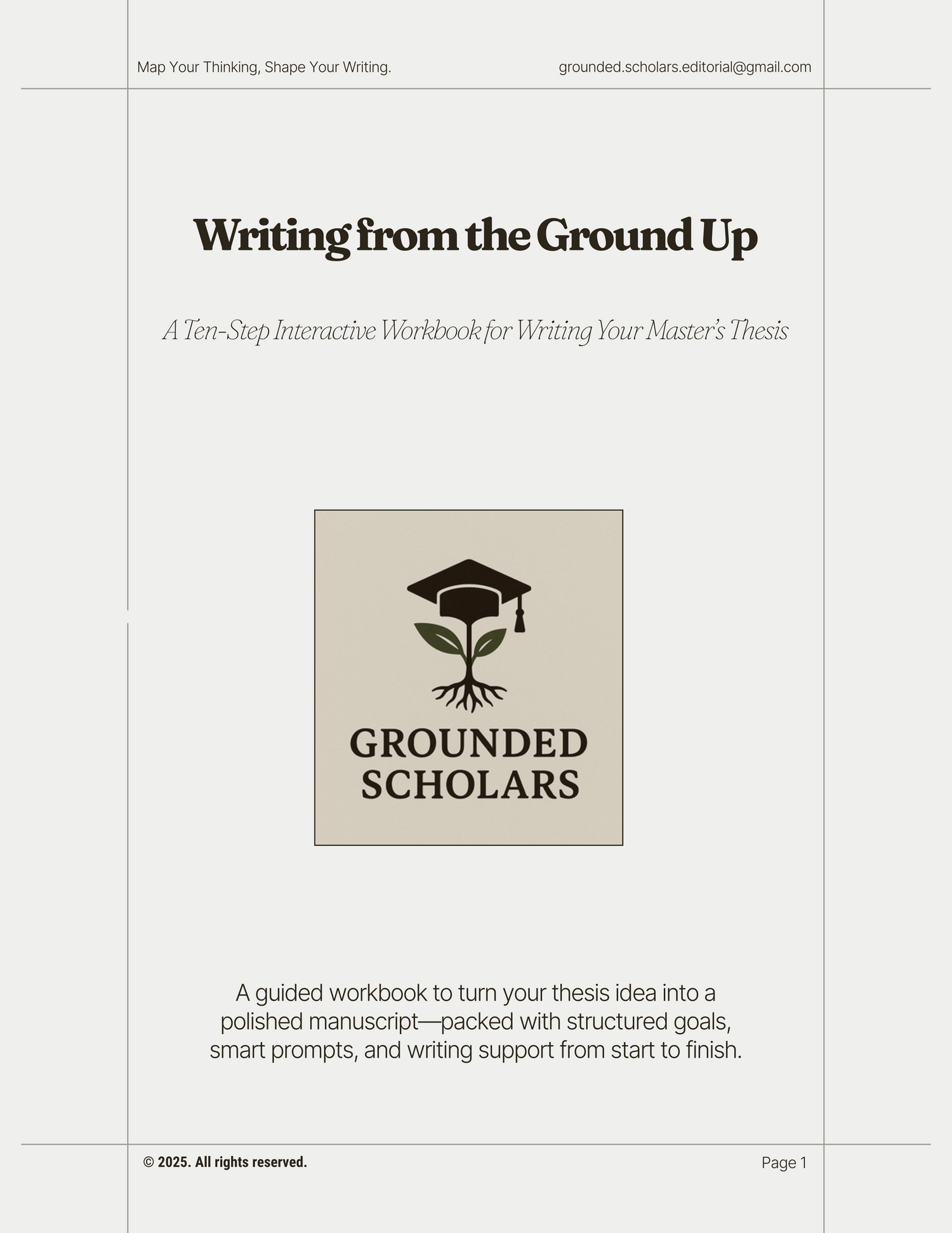 Writing from the Ground Up - Full Workbook