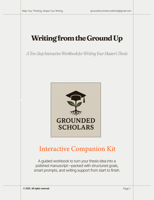 Interactive Thesis Companion Kit
